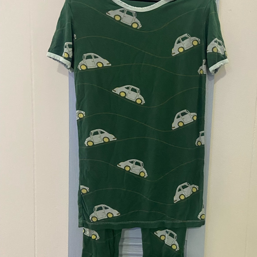 Kickee Car Print Pajama Set Size 14